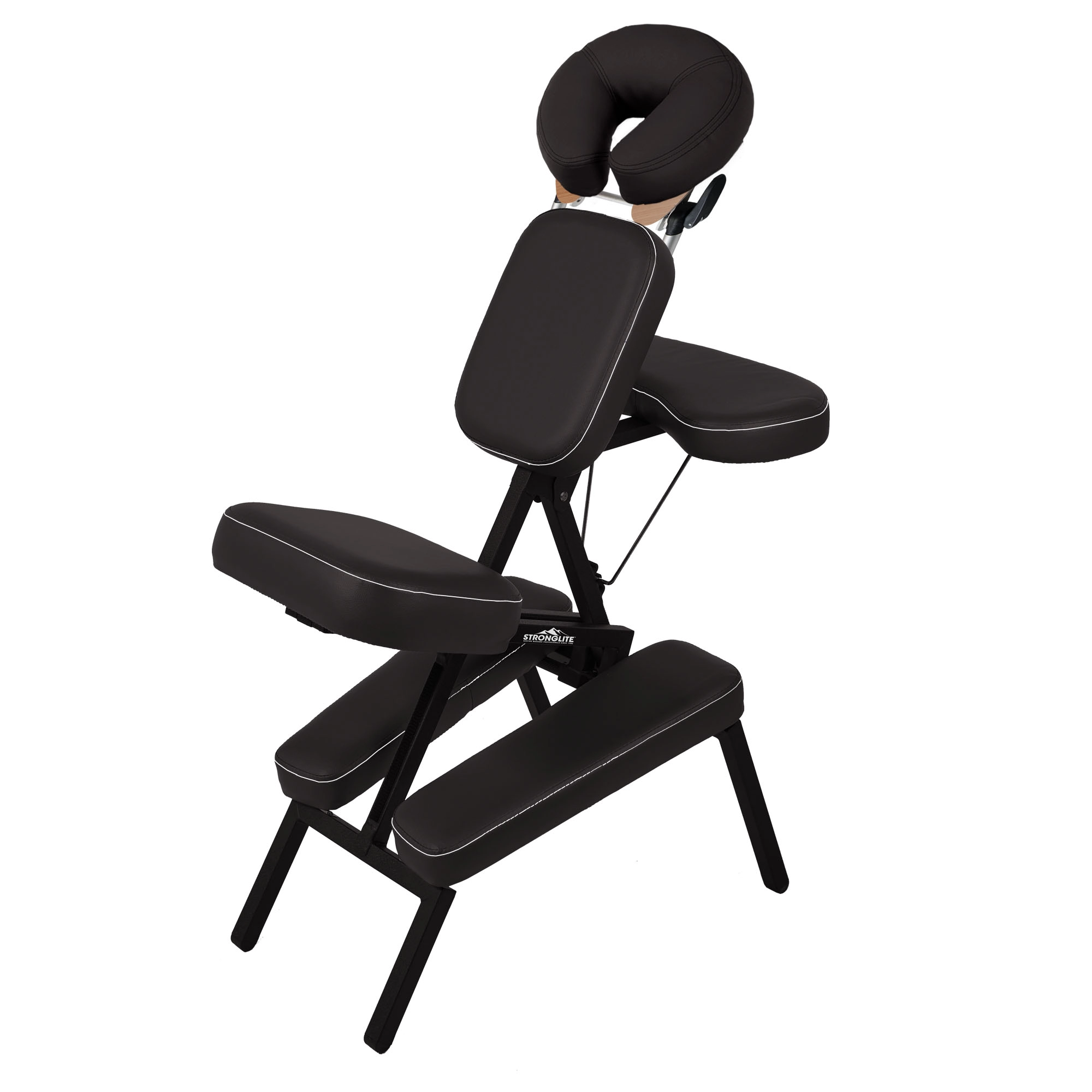 Professional chair massage setup